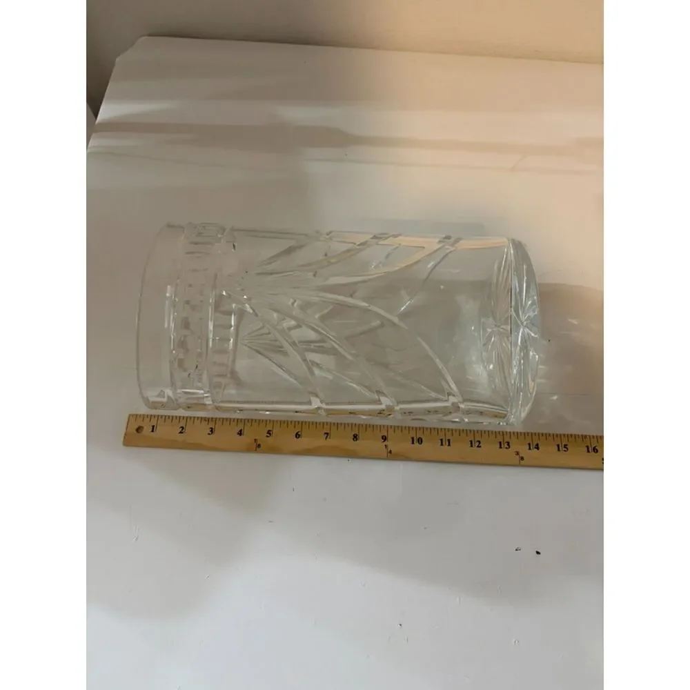 Waterford Crystal overture Oval Cut glass vase